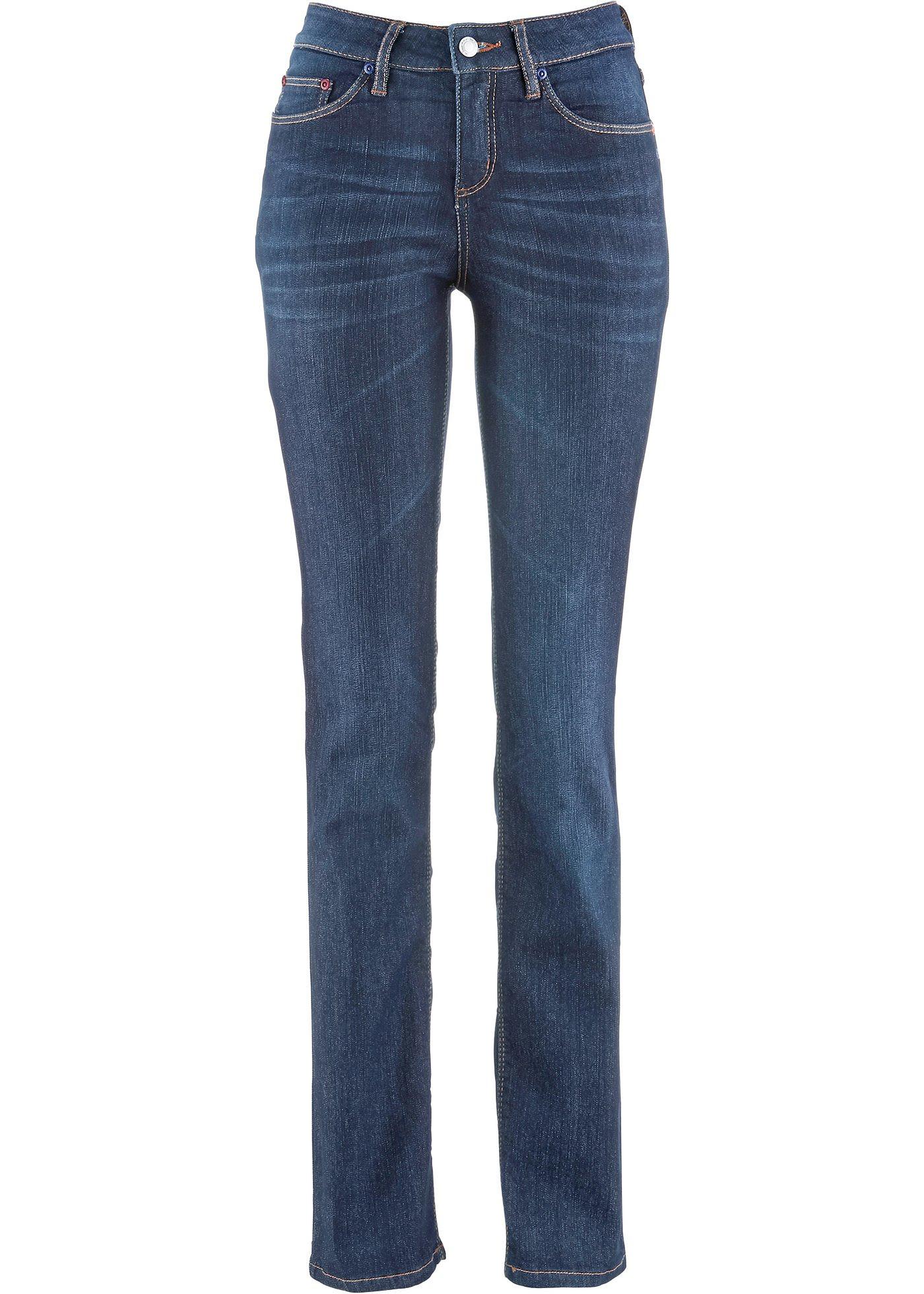 Straight Jeans Mid Waist, Stretch von bonprix