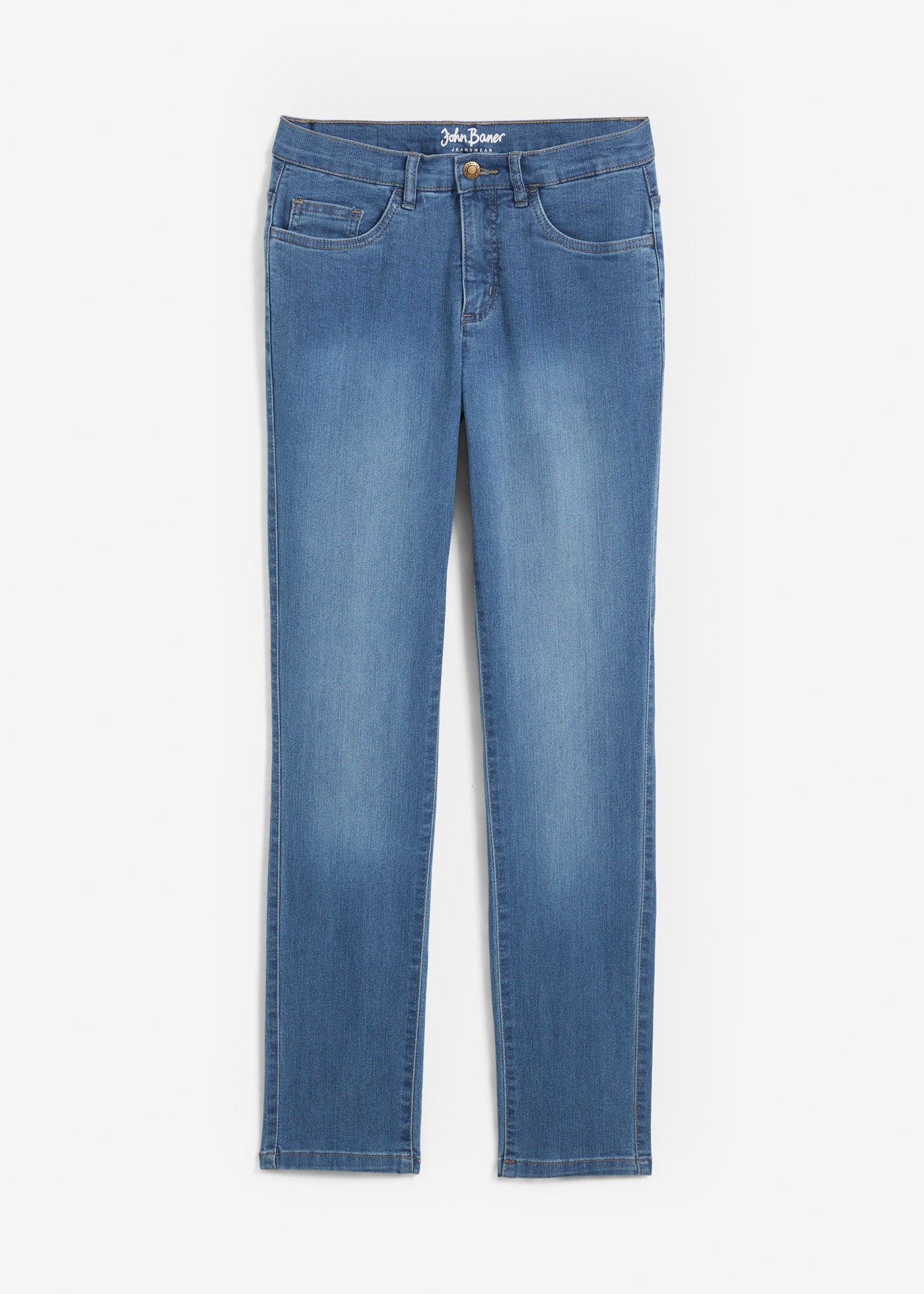 Straight Jeans Mid Waist, Stretch von bonprix