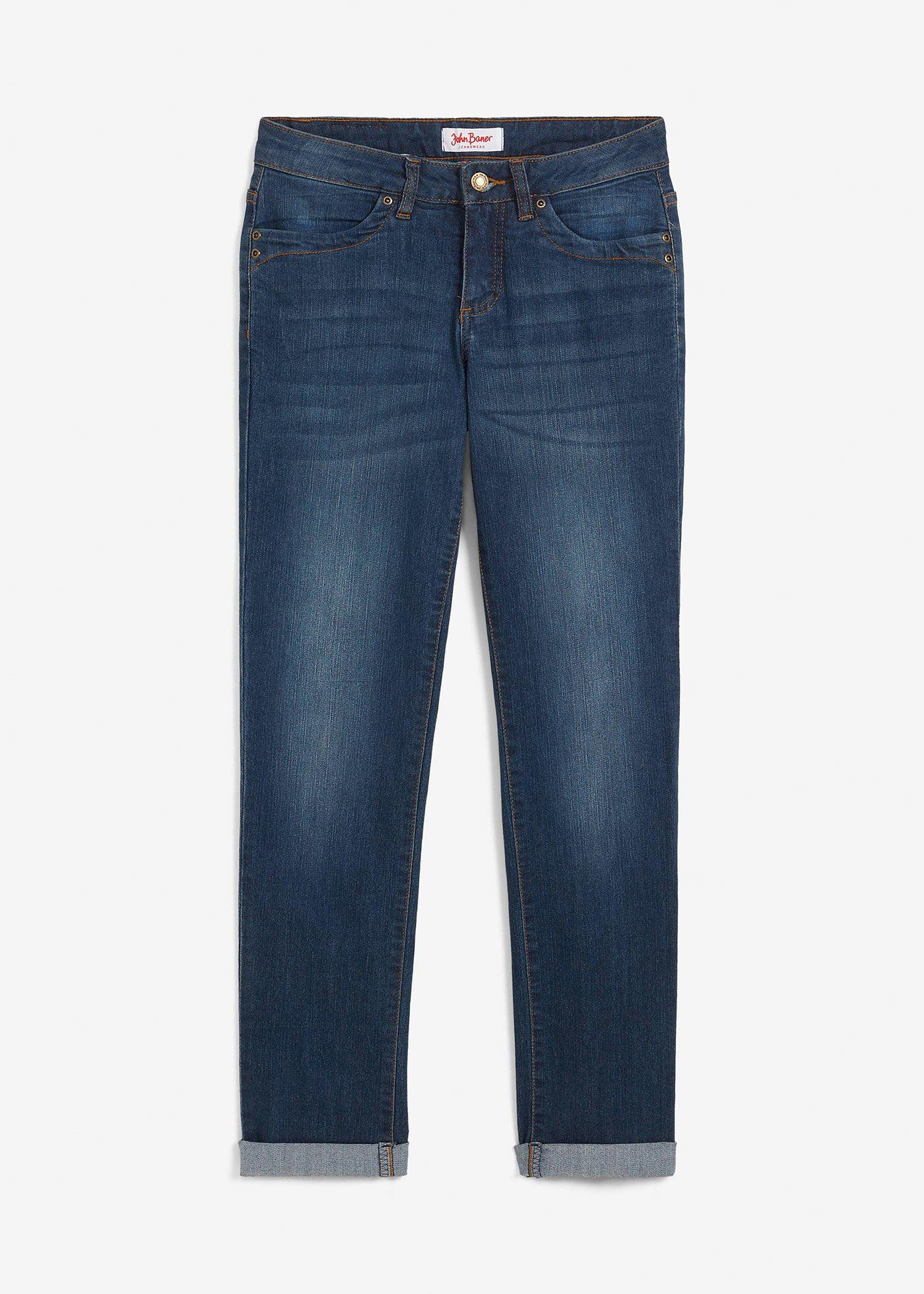 Straight Jeans Mid Waist, Stretch von bonprix