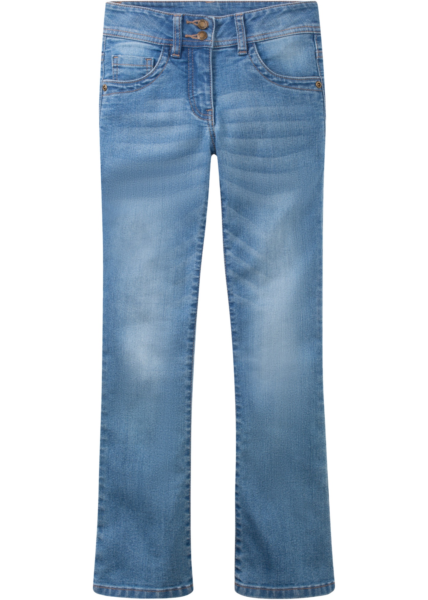 Mädchen Bootcut Stretch-Jeans von bonprix