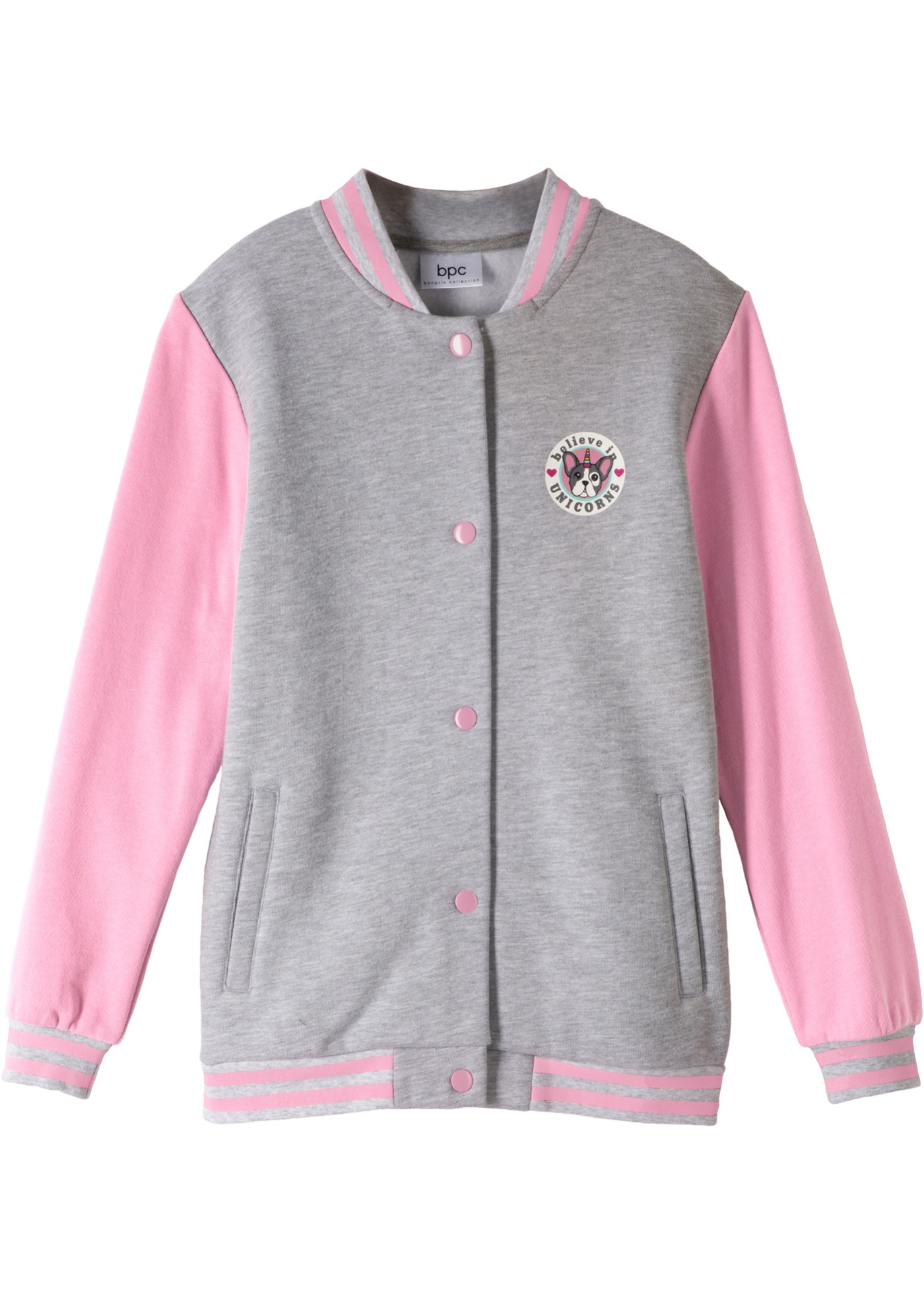 Mädchen College-Sweatjacke von bonprix