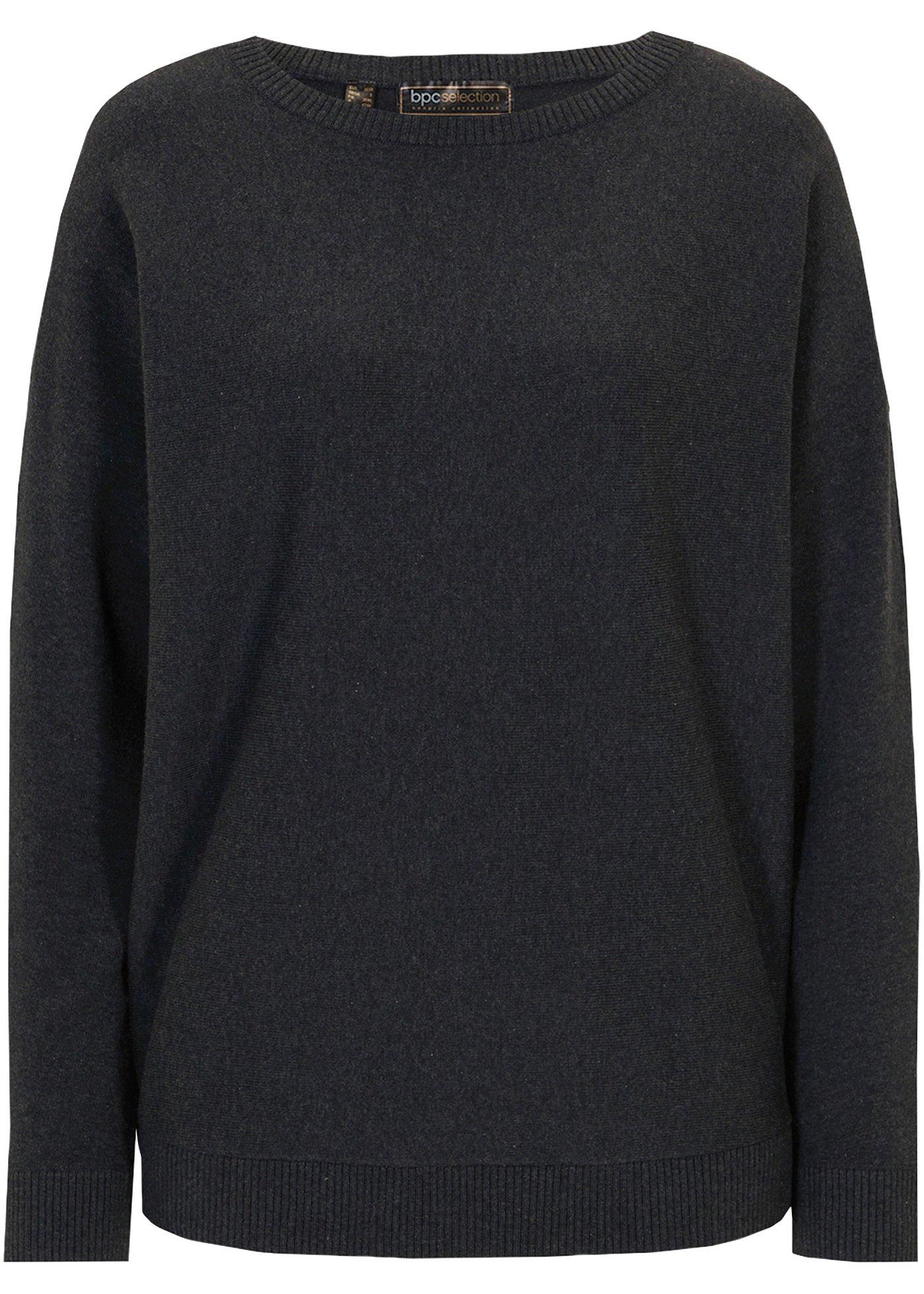 Pullover mit Fledermausärmeln von bonprix