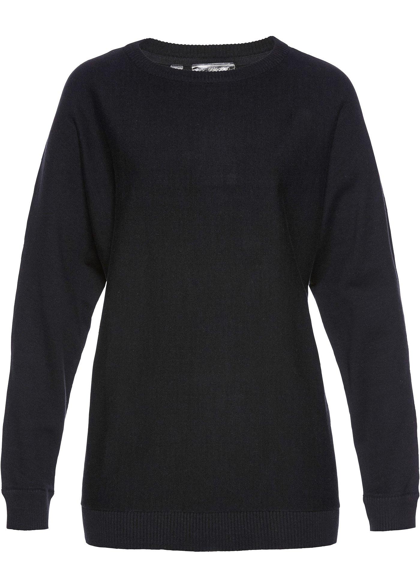 Pullover mit Fledermausärmeln von bonprix