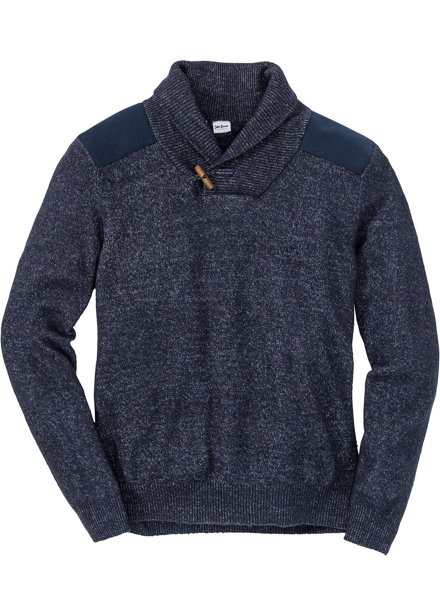 Pullover mit Schalkragen von bonprix