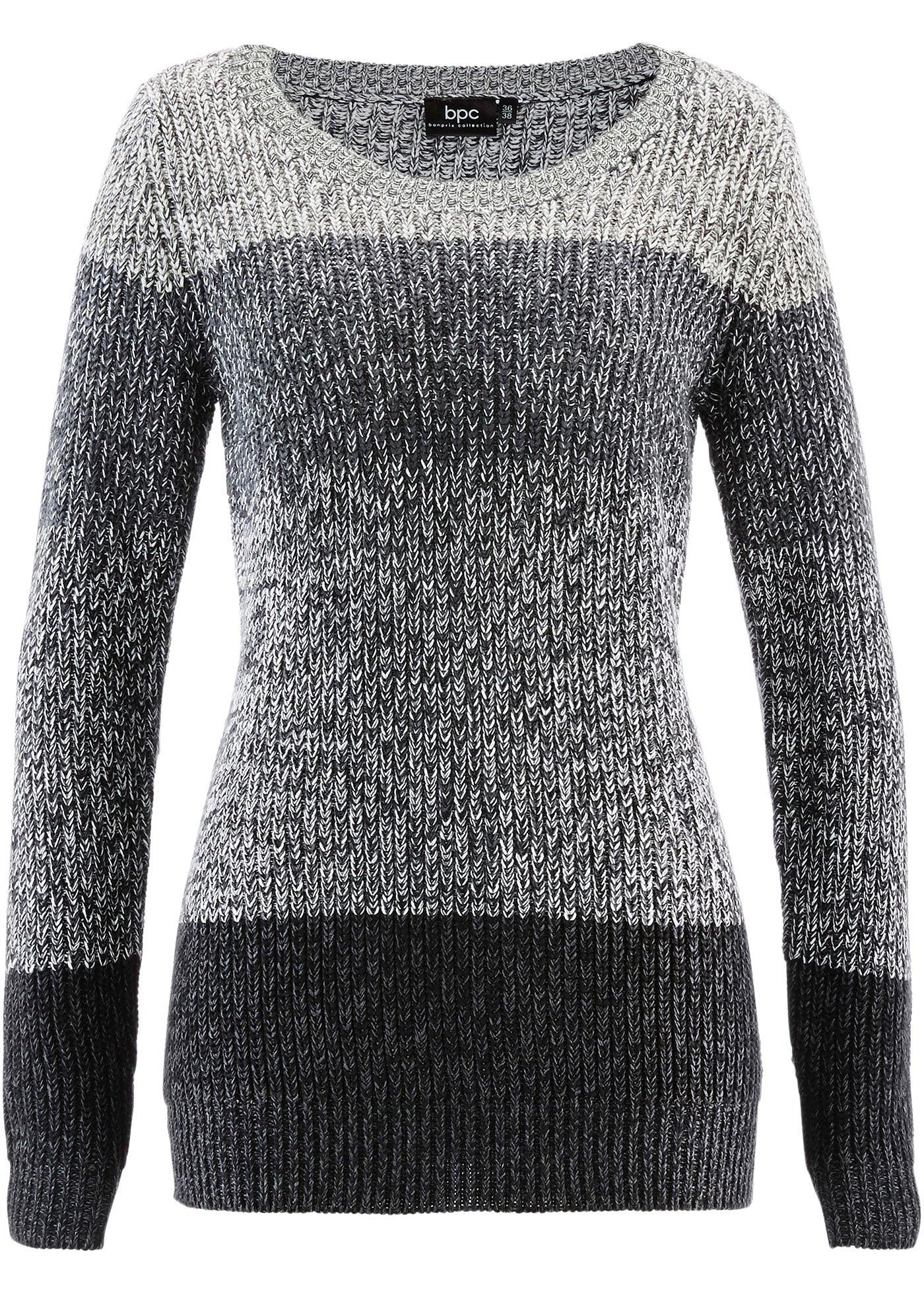 Pullover mit Streifenmuster von bonprix