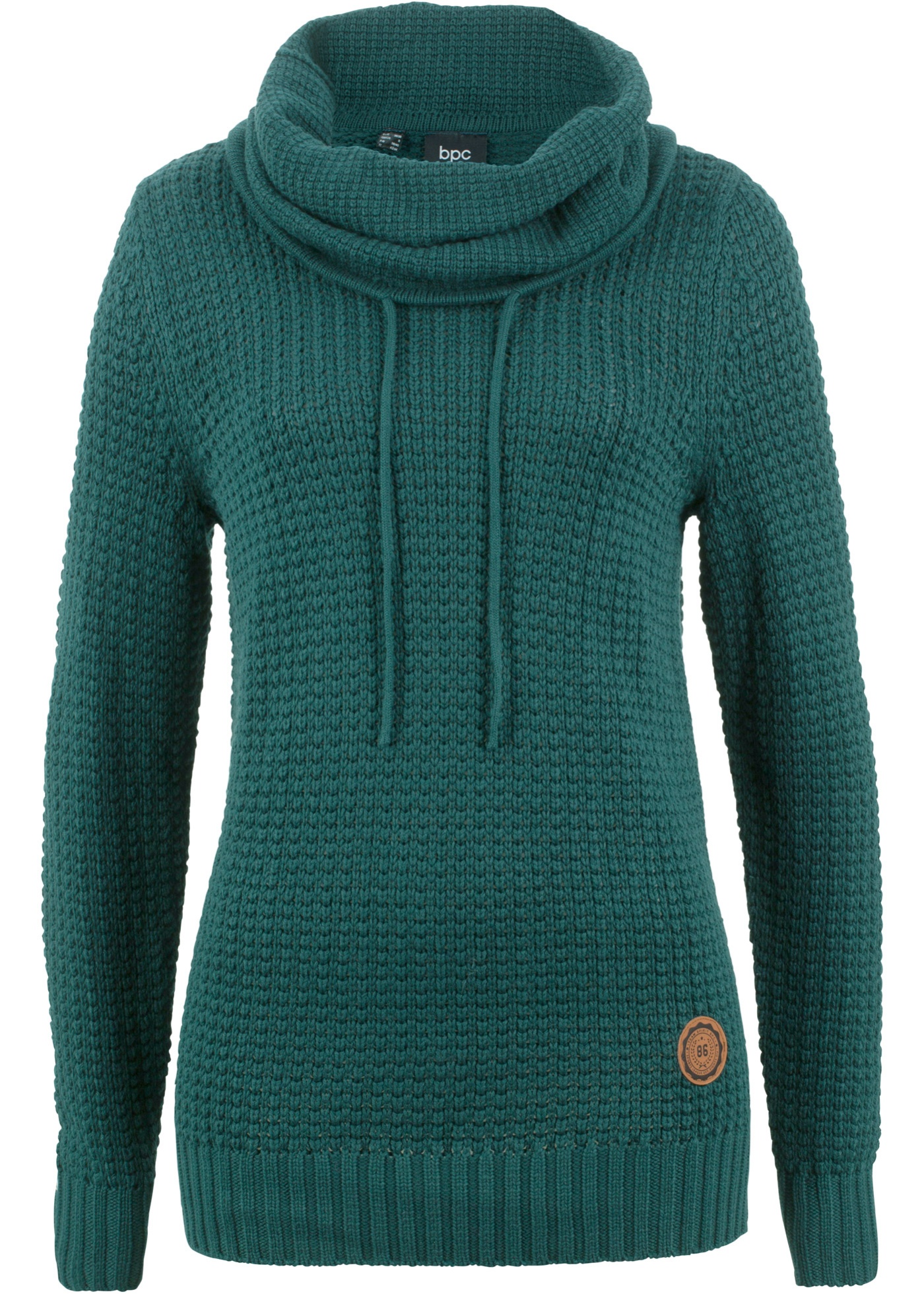 Rollkragenpullover mit Kordeln von bonprix