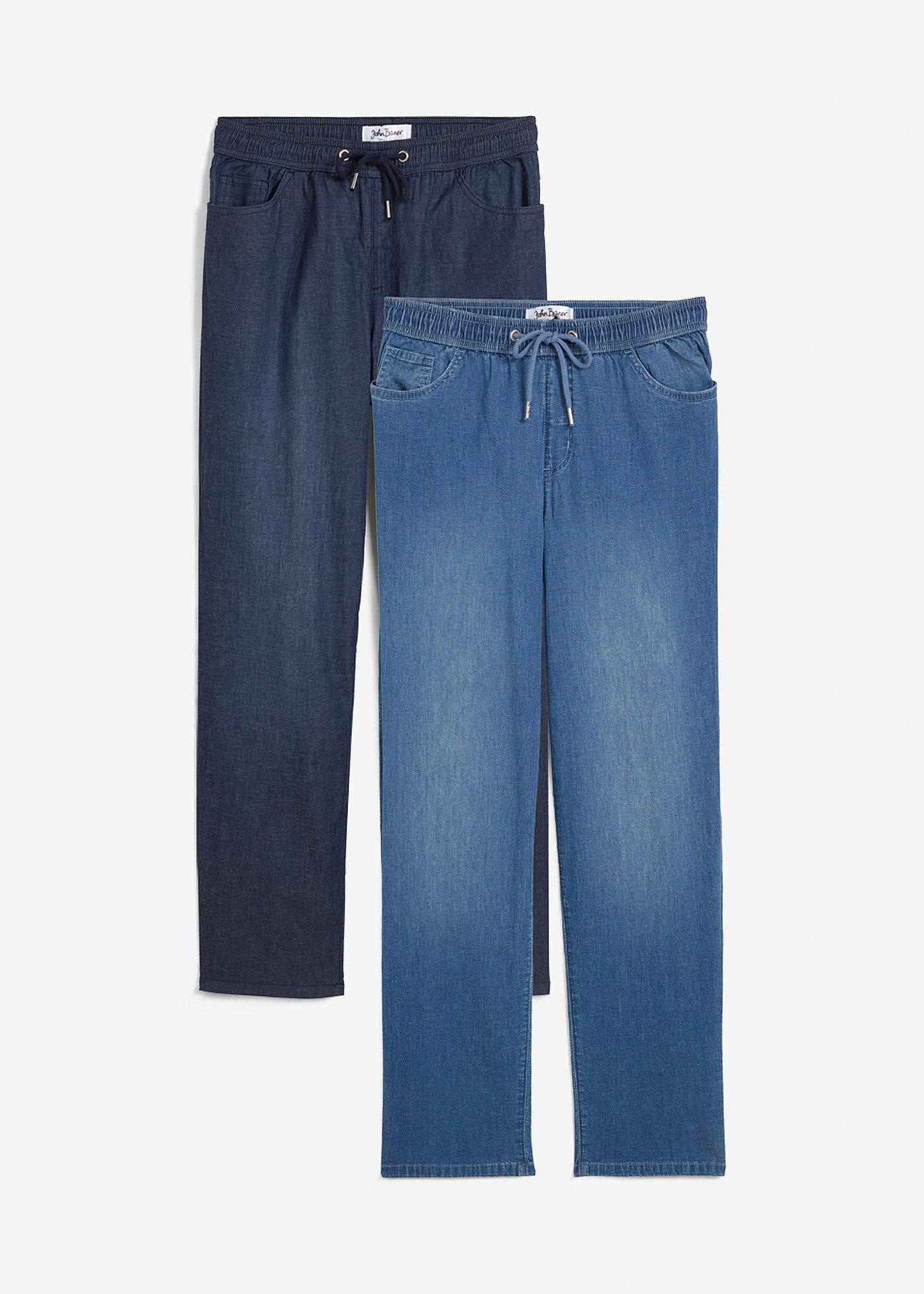 Schlupfjeans, Straight von bonprix