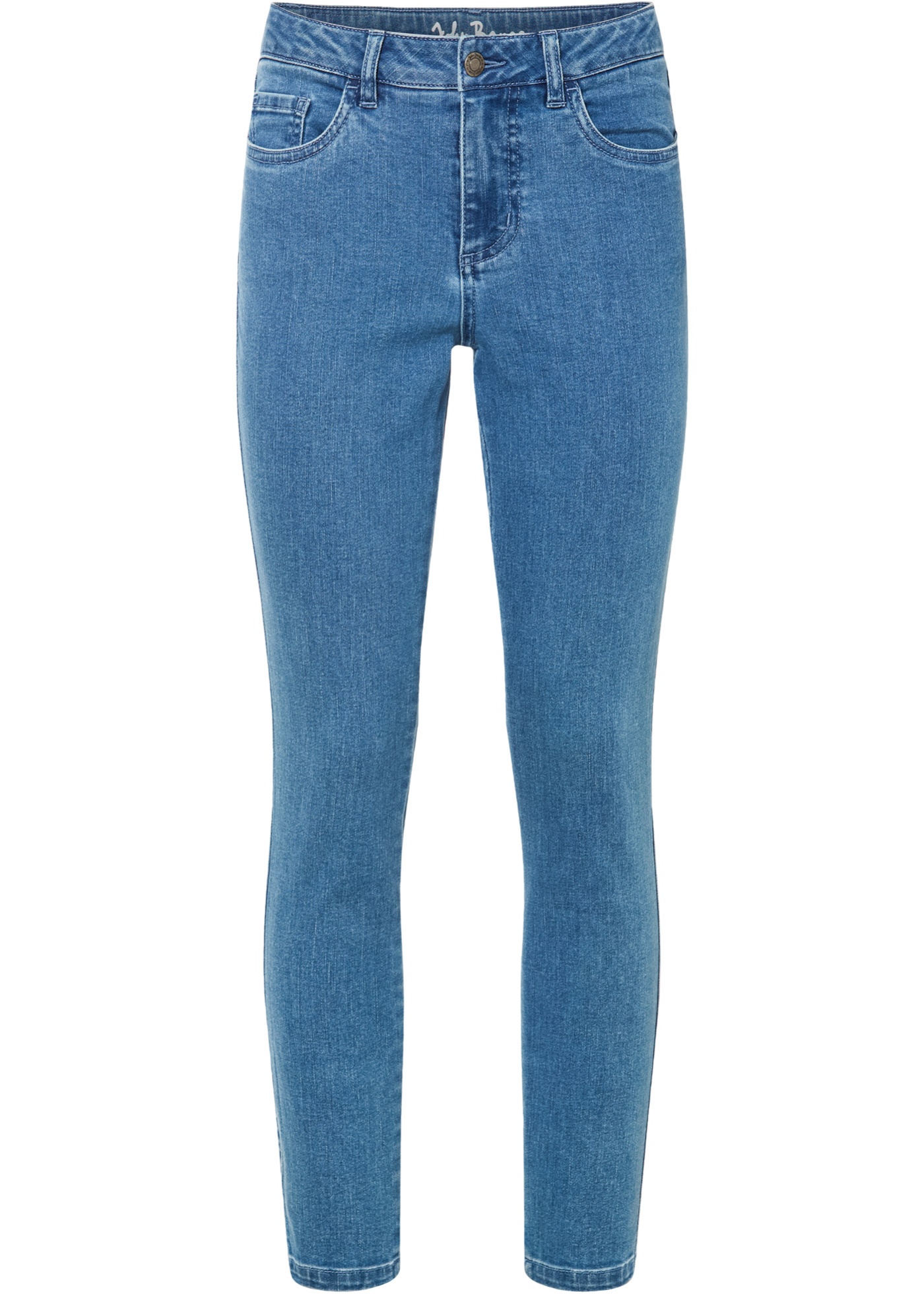 Skinny Jeans Mid Waist, cropped von bonprix
