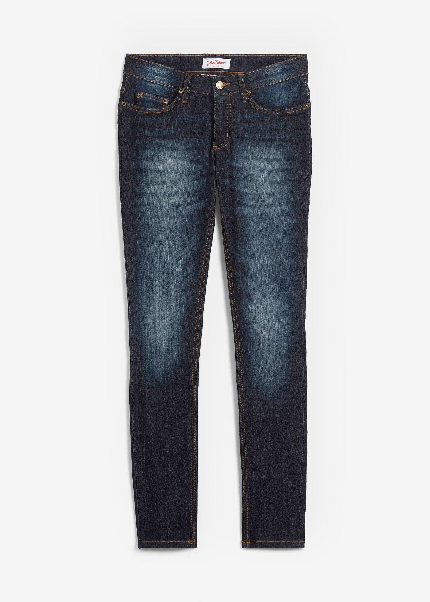 Skinny Jeans Mid Waist, Stretch von bonprix