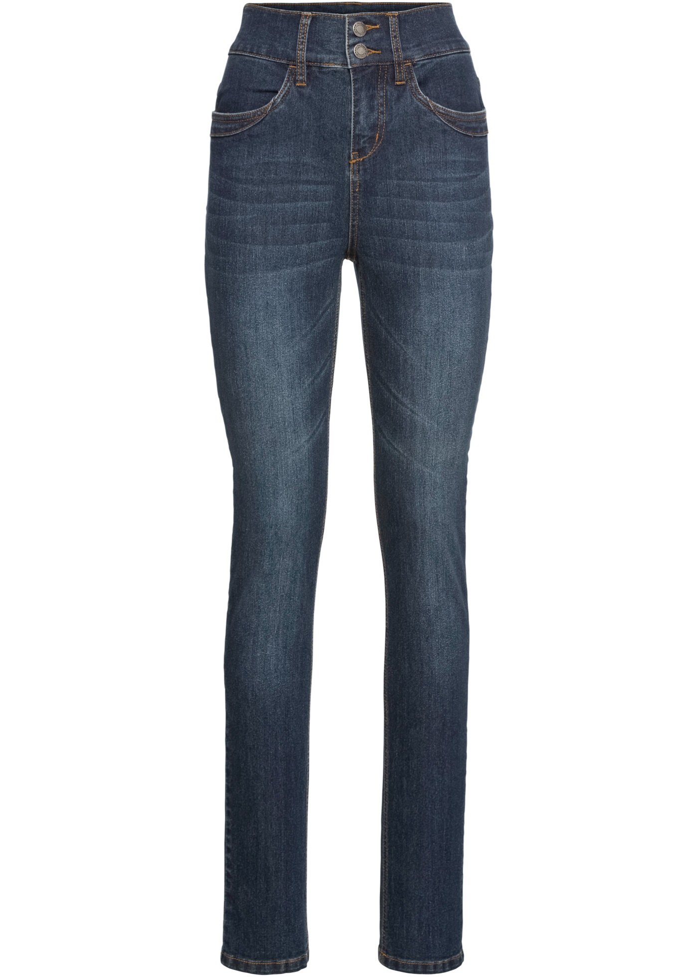 High Waist Komfort-Stretch-Jeans, Slim von bonprix