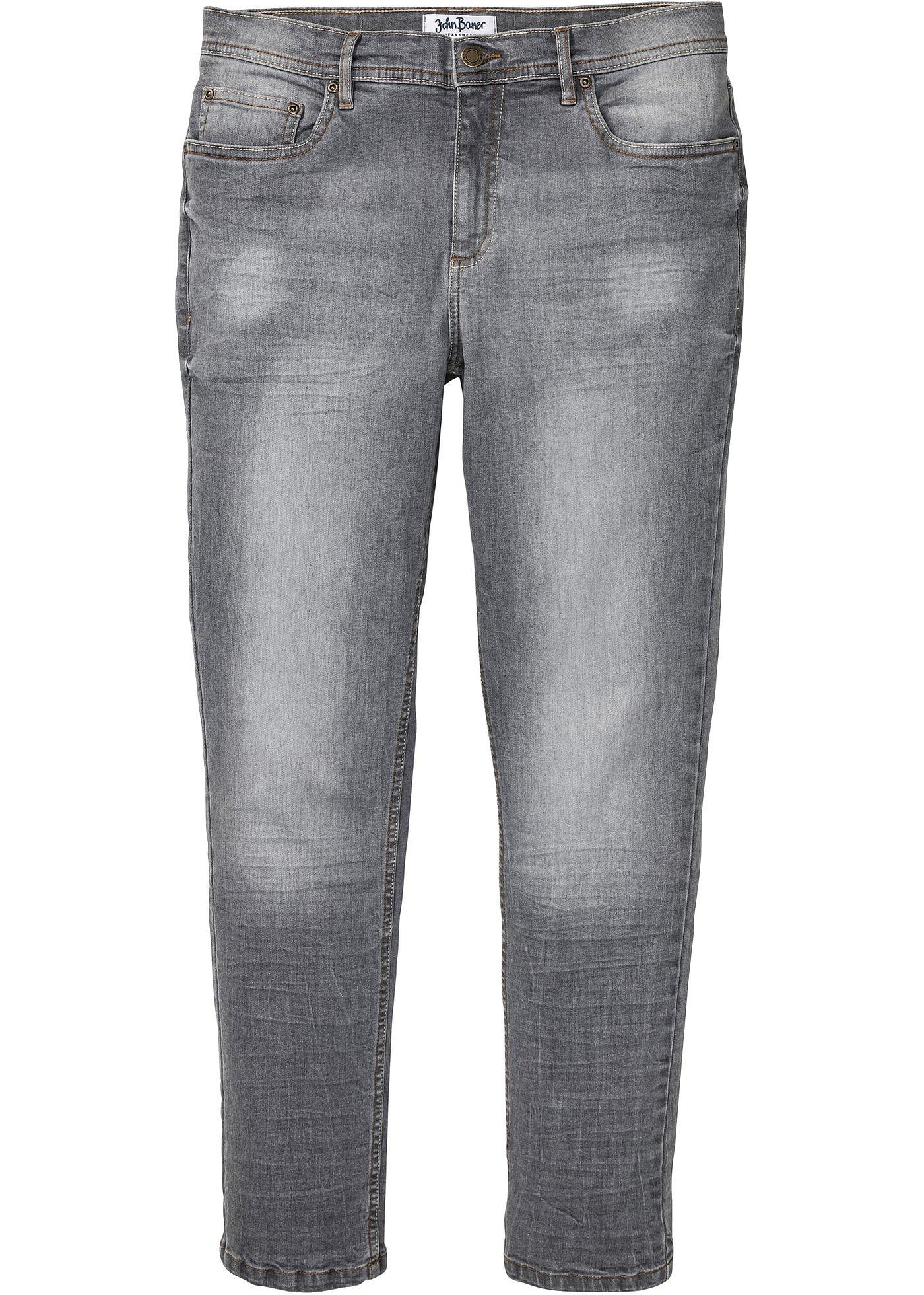 Slim Fit Stretch-Jeans, Tapered von bonprix