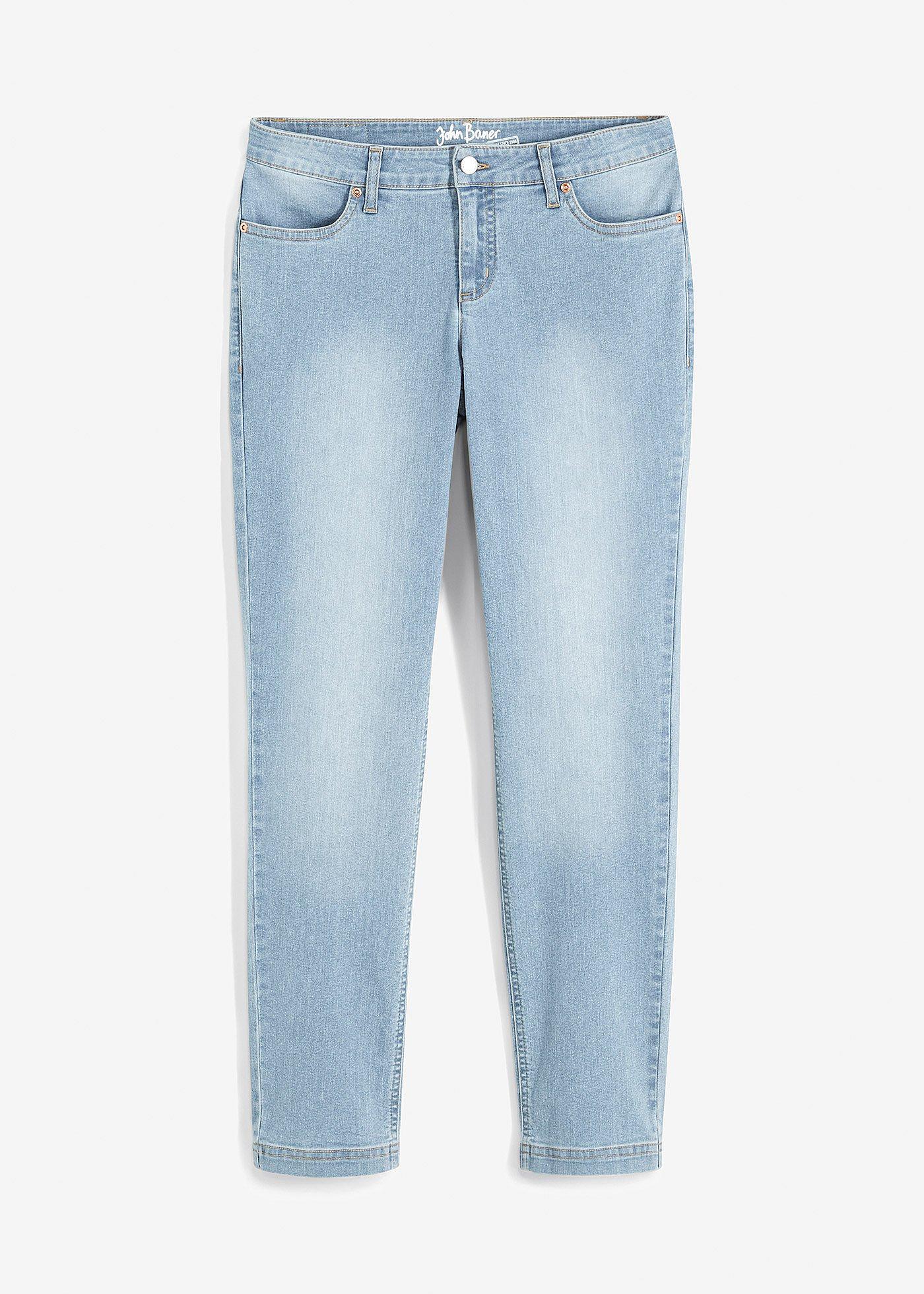 Straight Jeans Mid Waist, Stretch von bonprix