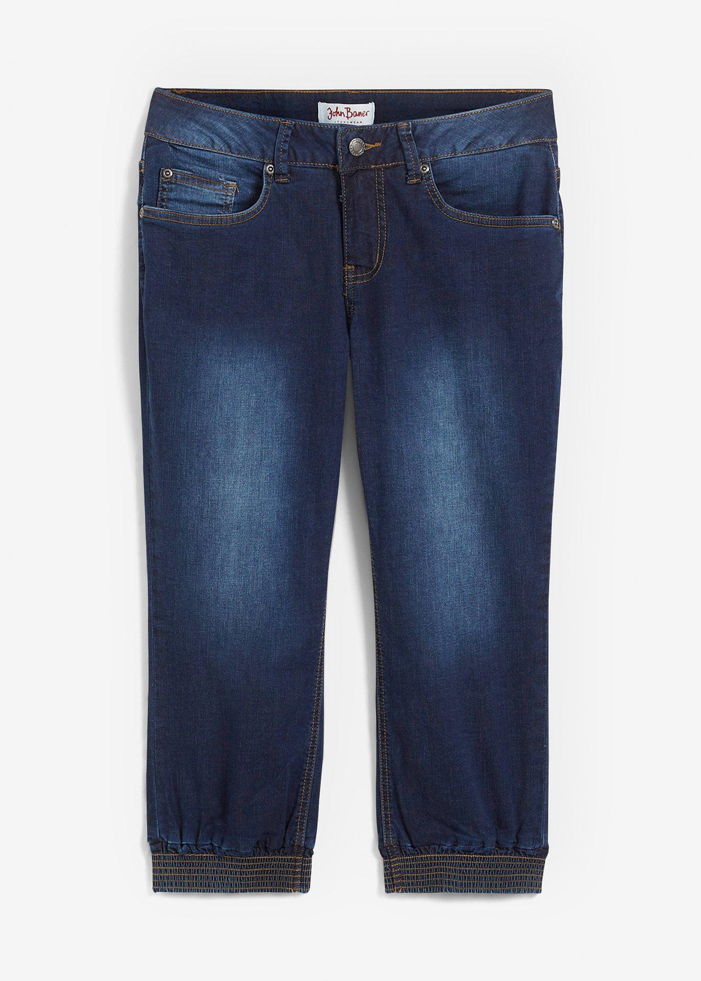 Stretch-Capri-Jeans von bonprix