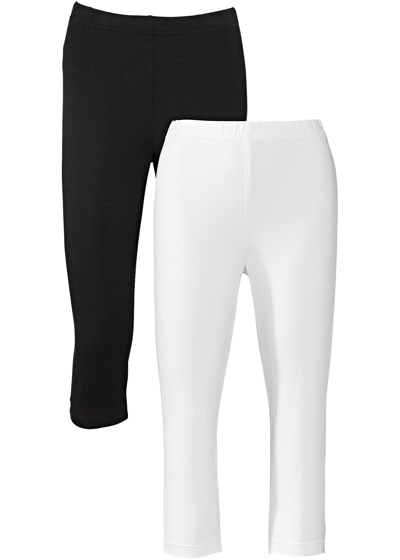 Stretch-Capri-Leggings (2er Pack) von bonprix