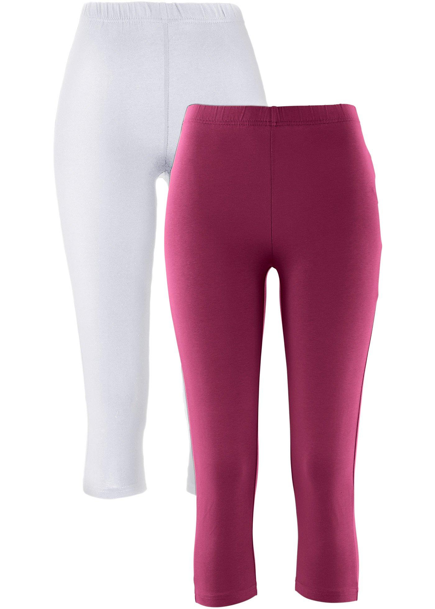 Stretch-Capri-Leggings (2er Pack) von bonprix