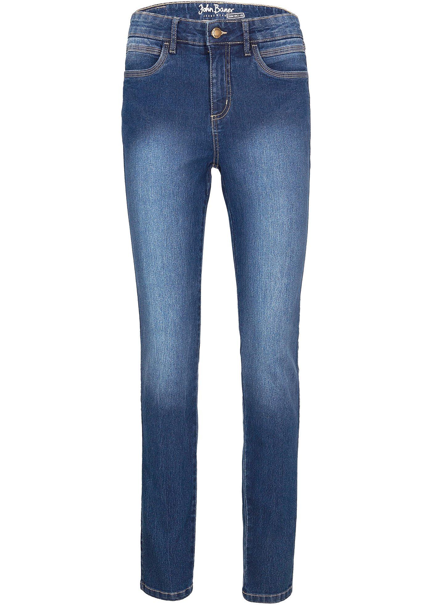 Skinny Jeans Mid Waist, Stretch von bonprix