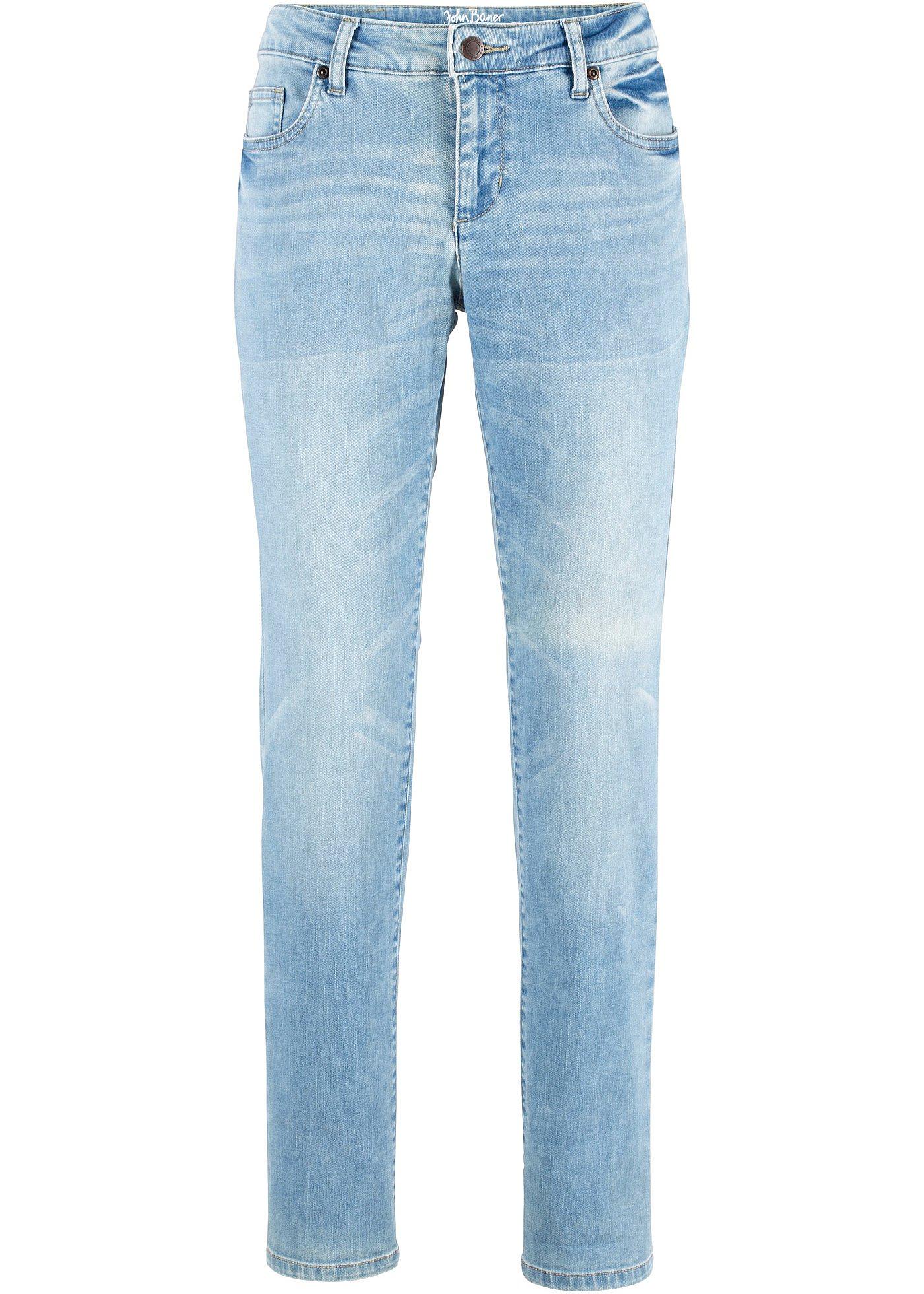 Straight Jeans Mid Waist, Stretch von bonprix