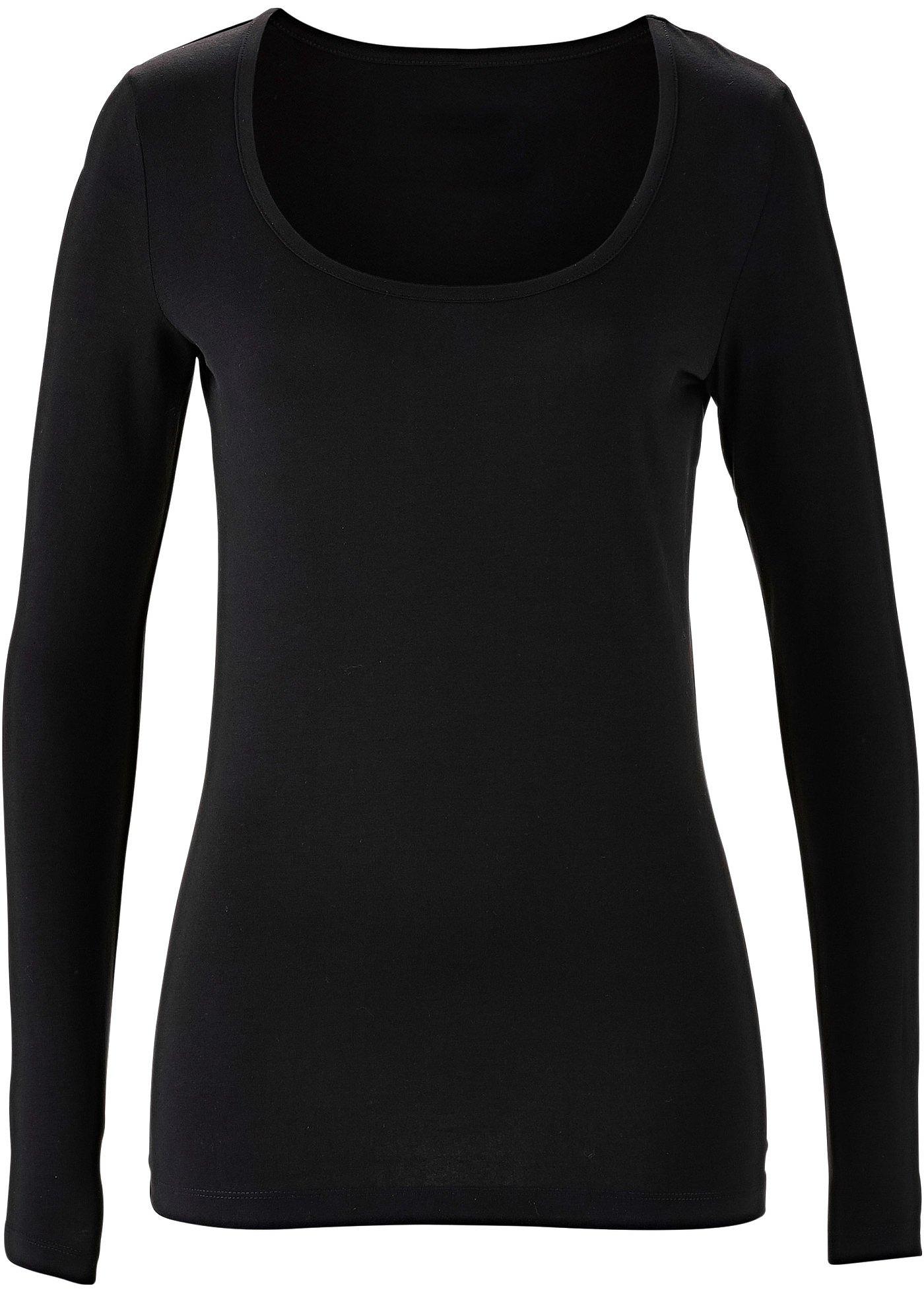 Stretch-Shirt, Langarm von bonprix