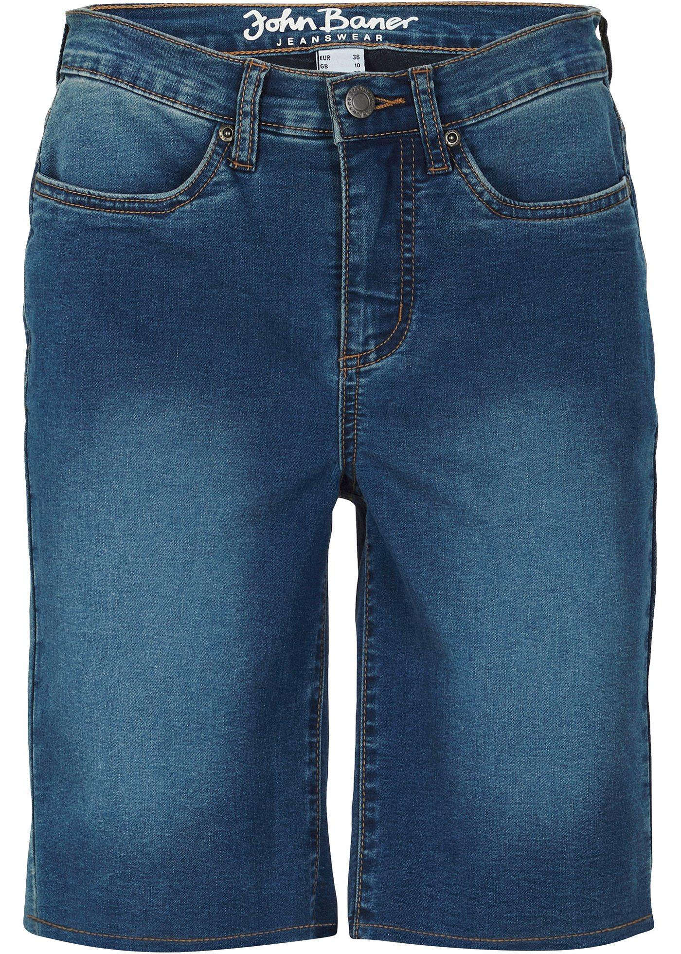 Super-Stretch-Jeans-Bermuda von bonprix