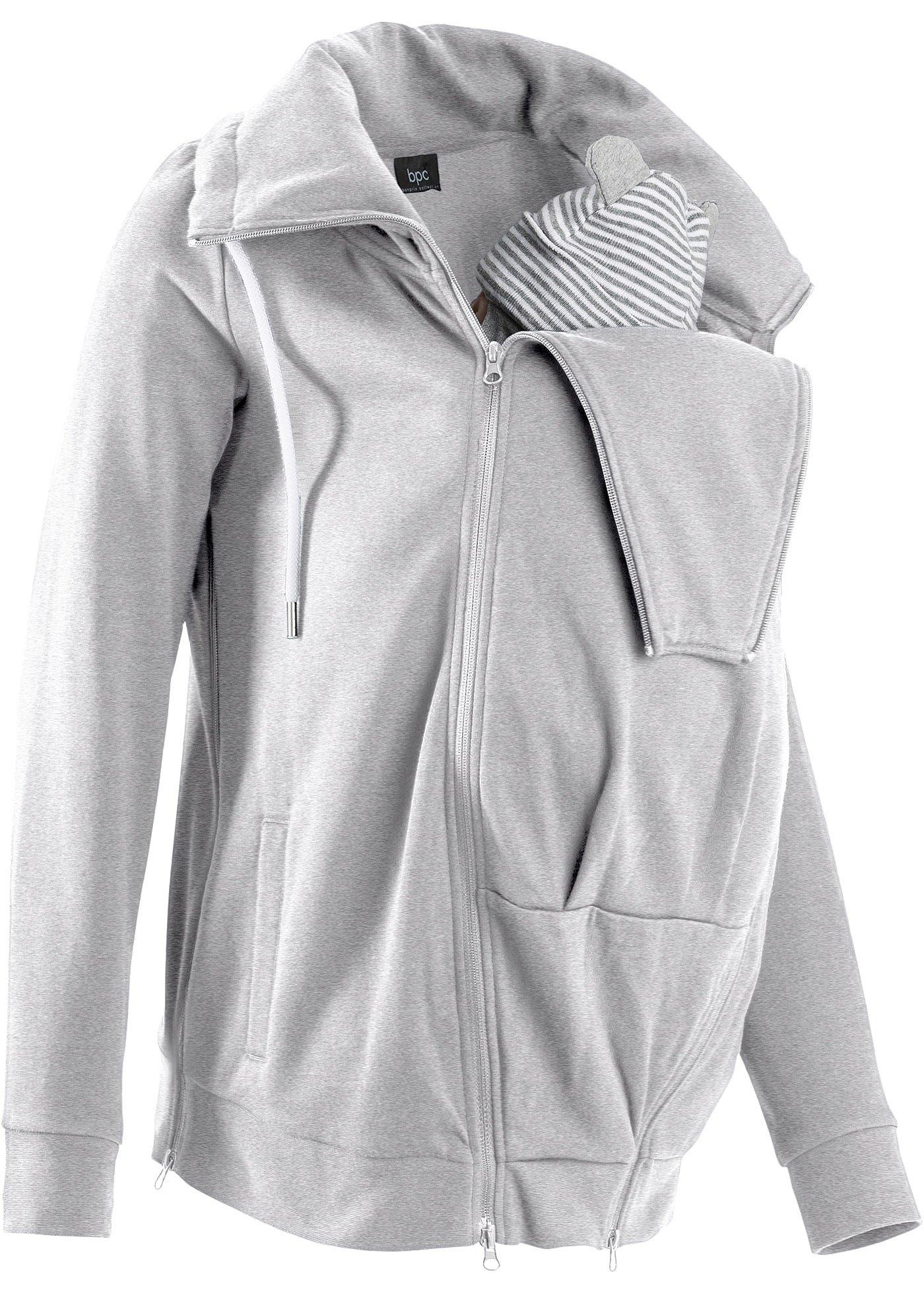 Sweat-Tragejacke / Sweat-Umstandsjacke von bonprix