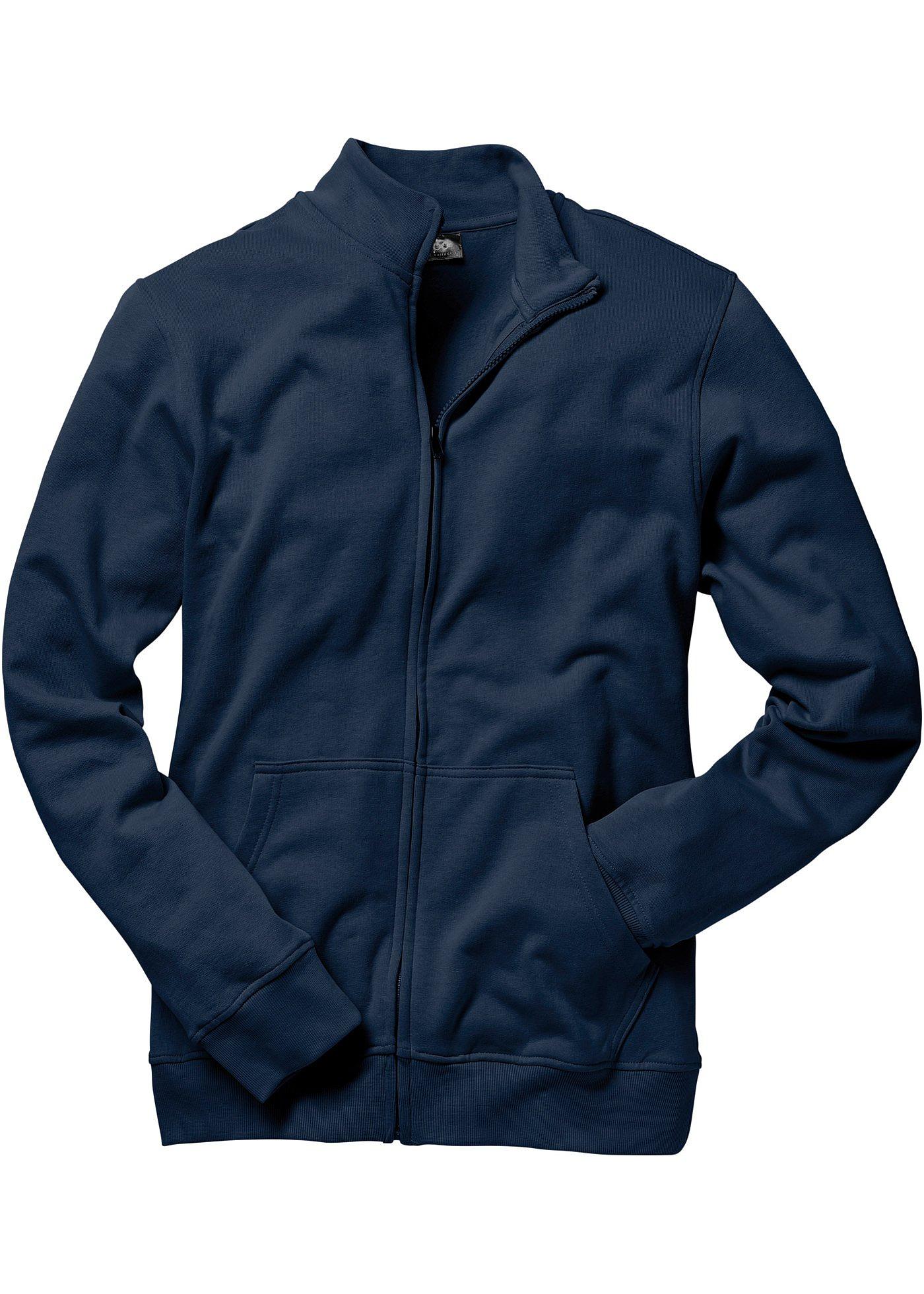 Sweatjacke mit Stehkragen von bonprix