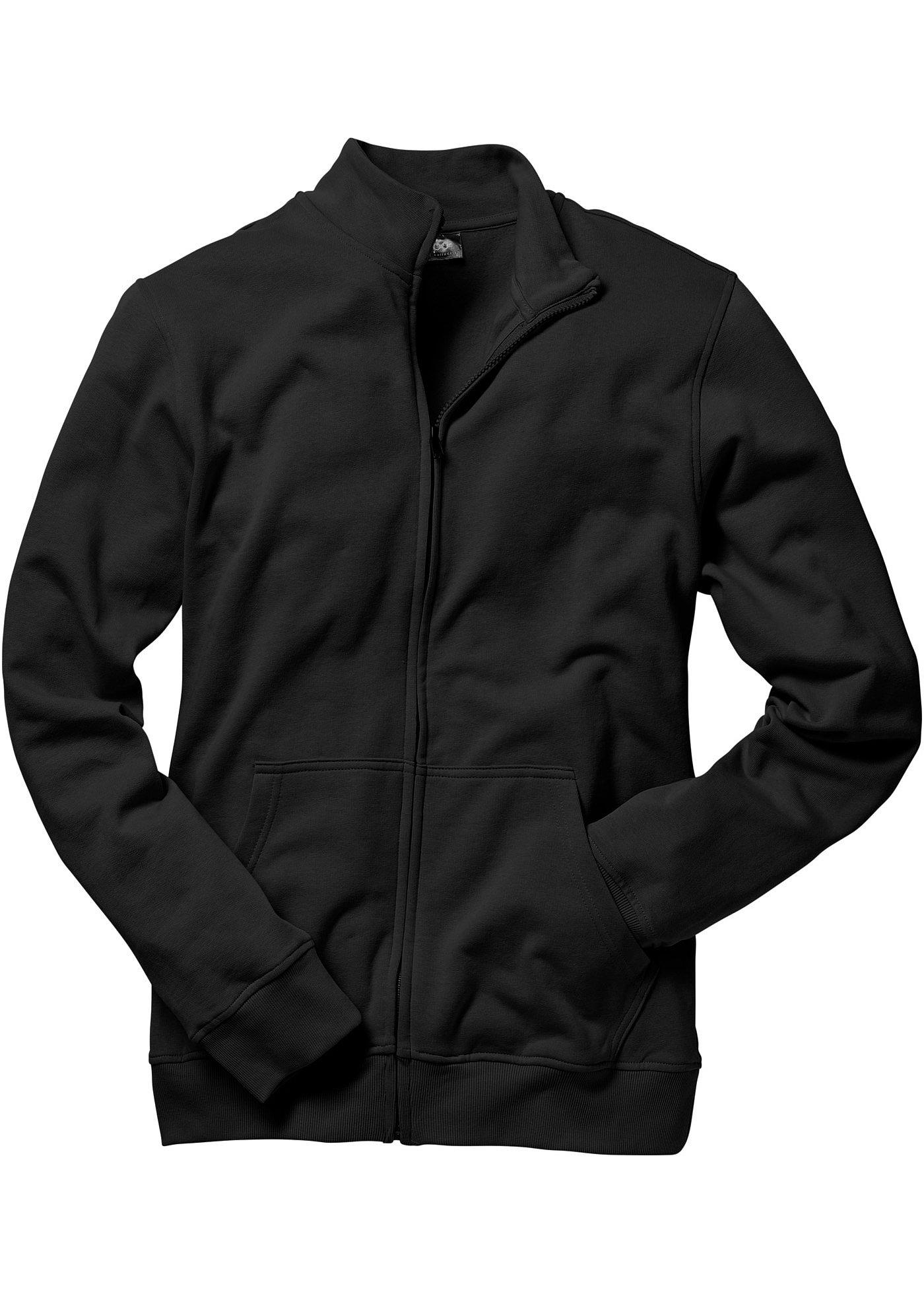 Sweatjacke mit Stehkragen von bonprix