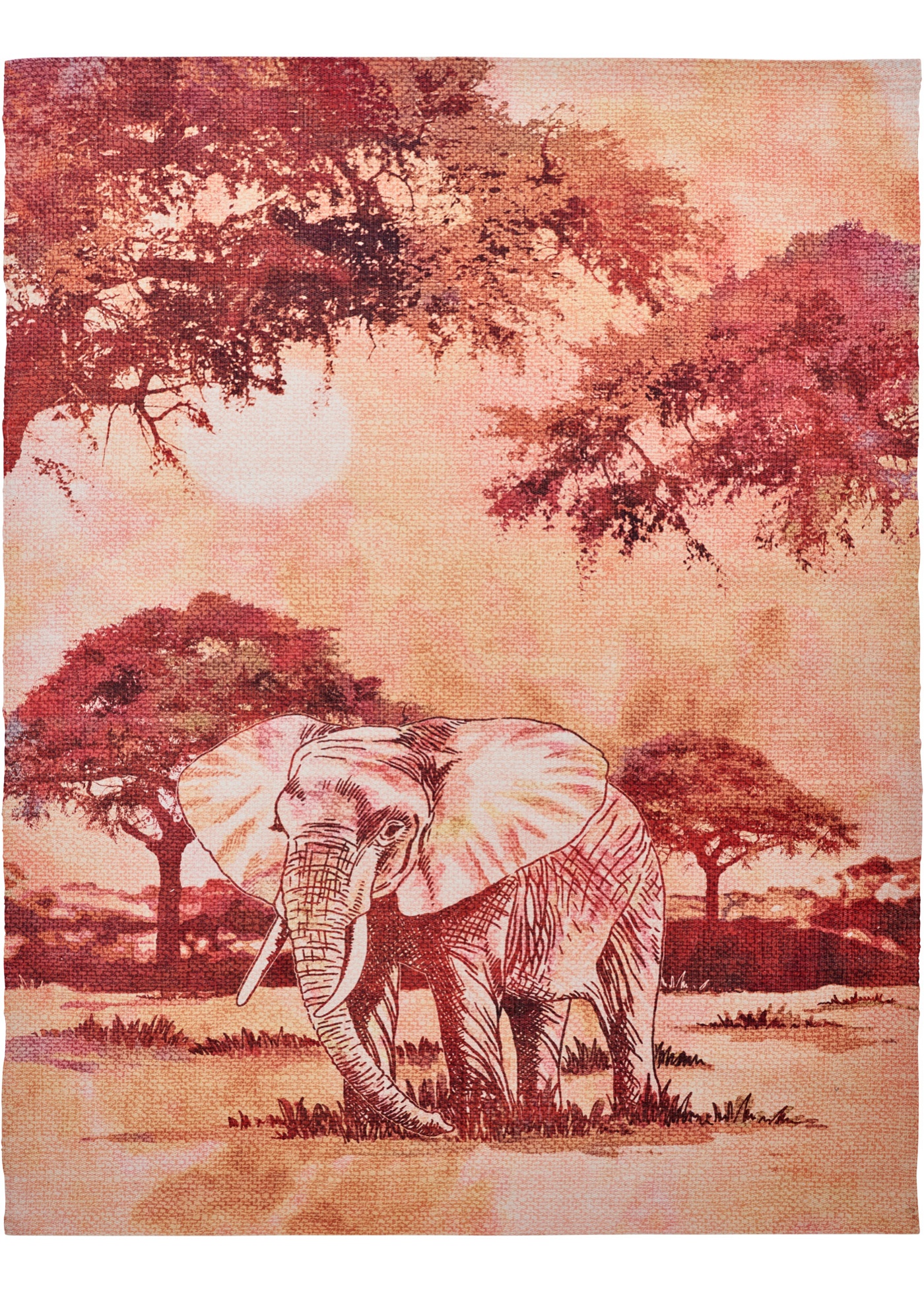 Teppich mit Elefant von bonprix