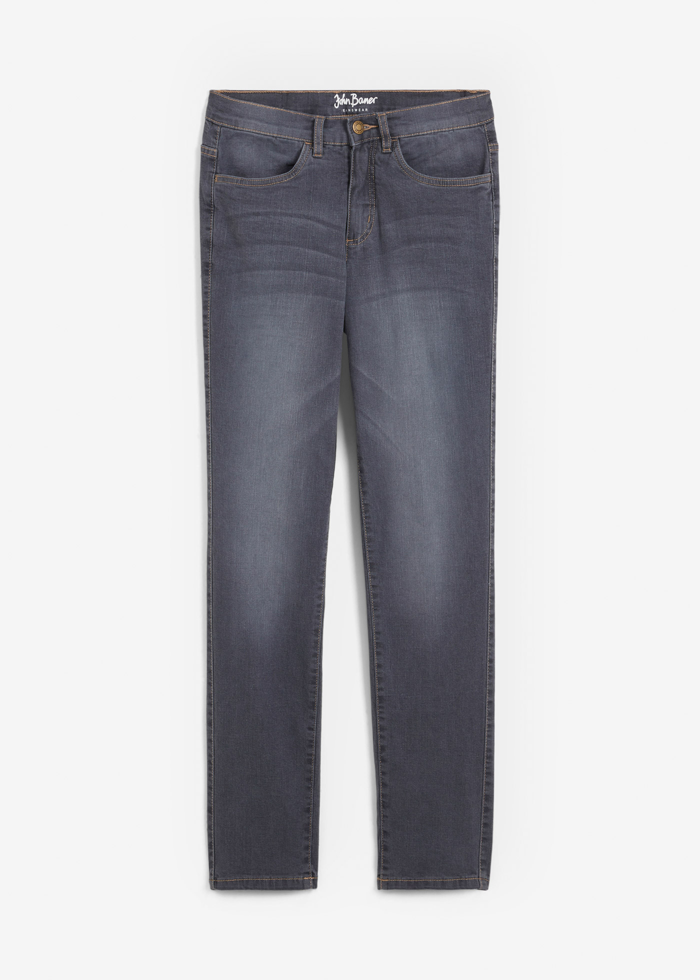 Straight Jeans Mid Waist, Ultra Soft von bonprix