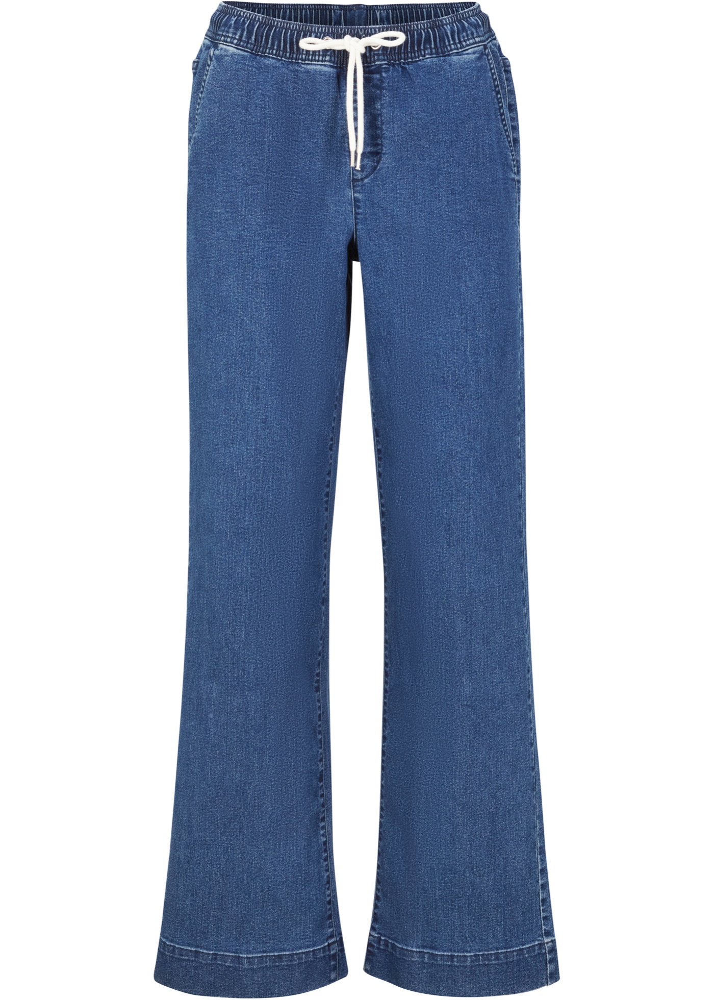 Wide Leg Jeans Mid Waist, Stretch von bonprix