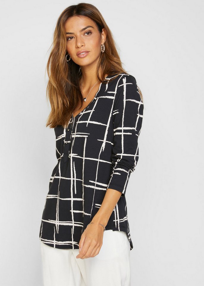 bonprix Blusenshirt Longshirt von bonprix