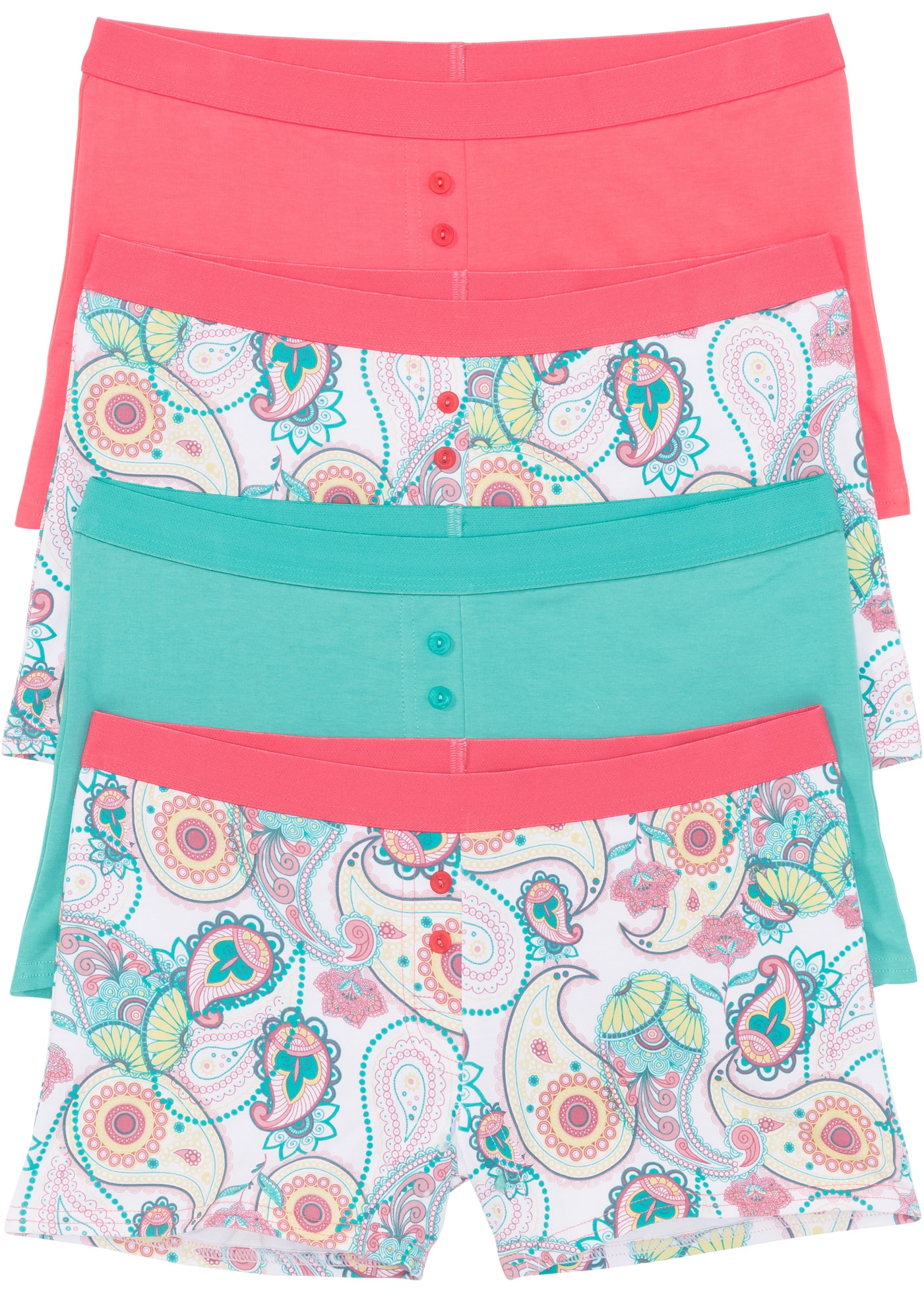 bonprix Boxer "Damen Boxer (4er Pack)" Packung, 4, 4 Stk. Damen Boxer (4er Pack) von bonprix