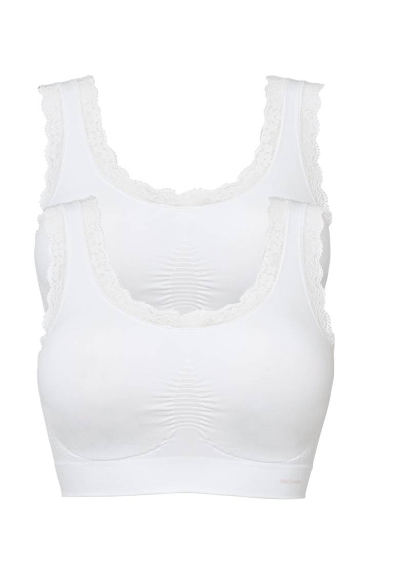 bonprix Bustier "Feel Comfort Seamless Bustier (2er Pack)", 2 Stk. Feel Comfort Seamless Bustier (2er Pack) von bonprix