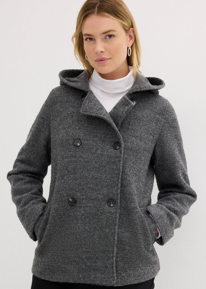 bonprix Cabanjacke Cabanjacke aus kuscheligem Bouclé von bonprix