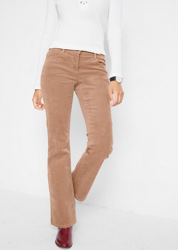 bonprix Cordhose im Five-Pocket Style und gerader Passform von bonprix