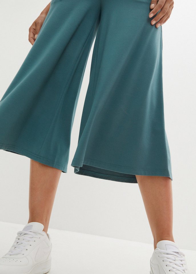 bonprix Culotte Loungewear Culotte mit weitem Bein von bonprix