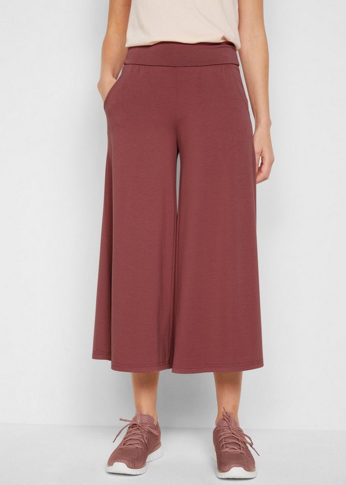 bonprix Culotte Loungewear Culotte mit weitem Bein von bonprix