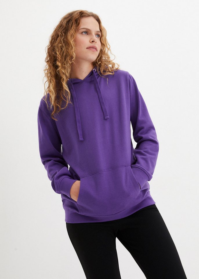 bonprix Hoodie mit Kängurutasche im Loosefit-Look von bonprix