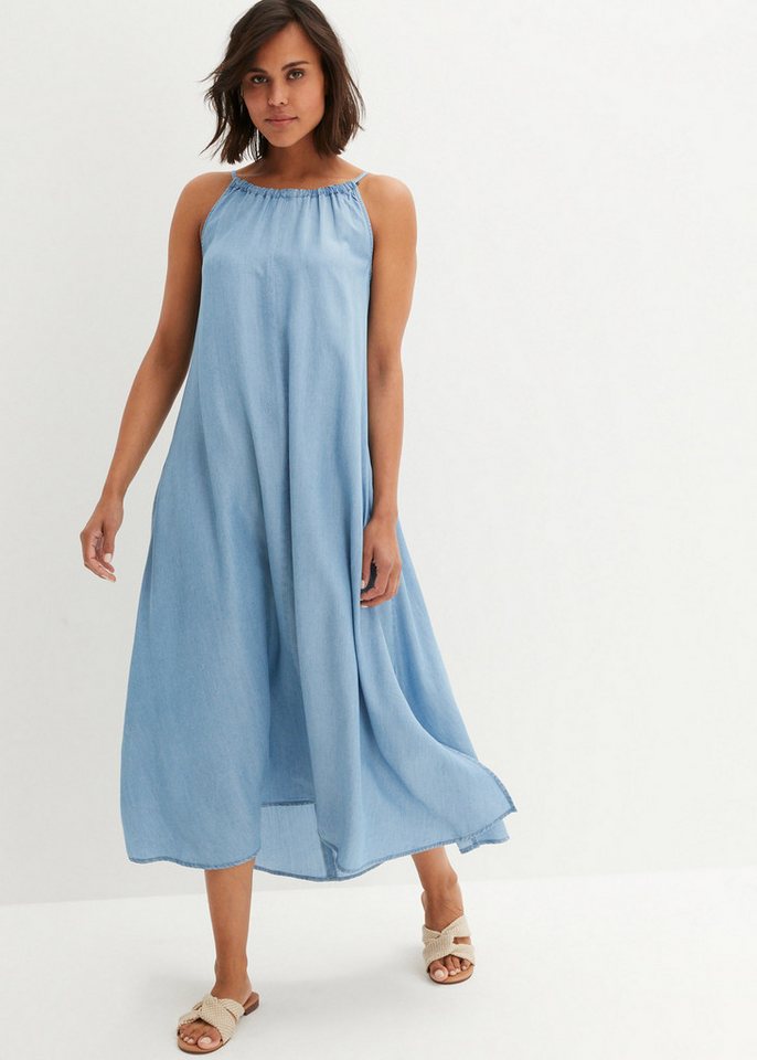 bonprix Jeanskleid aus fließendem Lyocell von bonprix