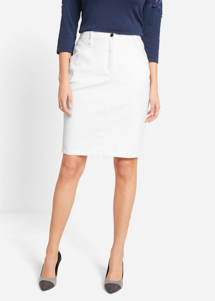 bonprix Jeansrock Minirock mit Stretch von bonprix