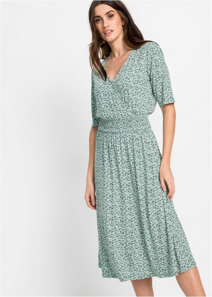 bonprix Jerseykleid Jerseykleid aus Viskose-Mix von bonprix