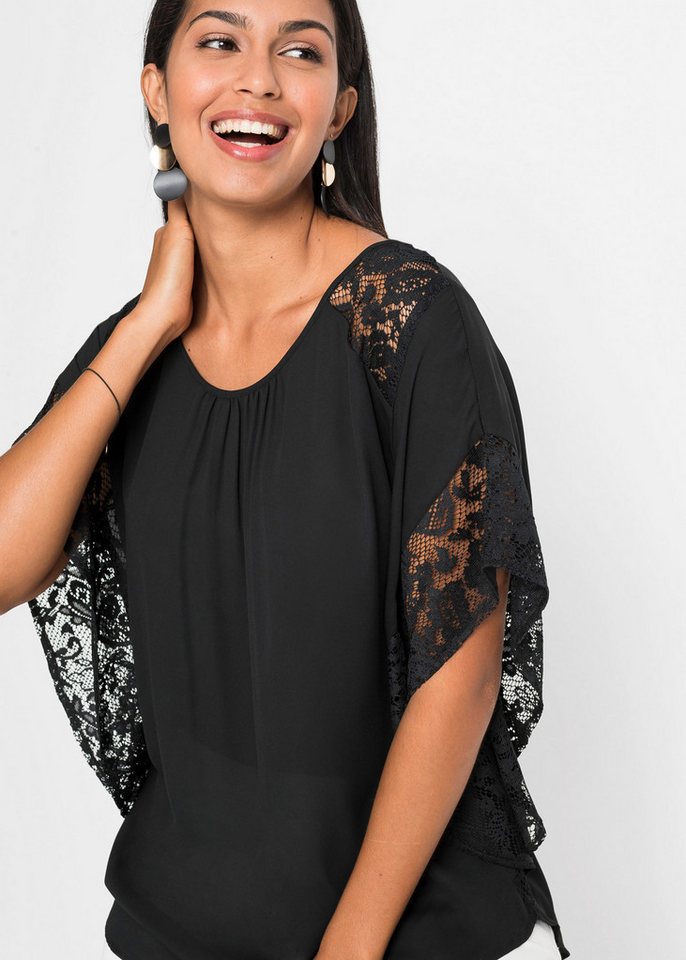 bonprix Langarmbluse Bluse von bonprix