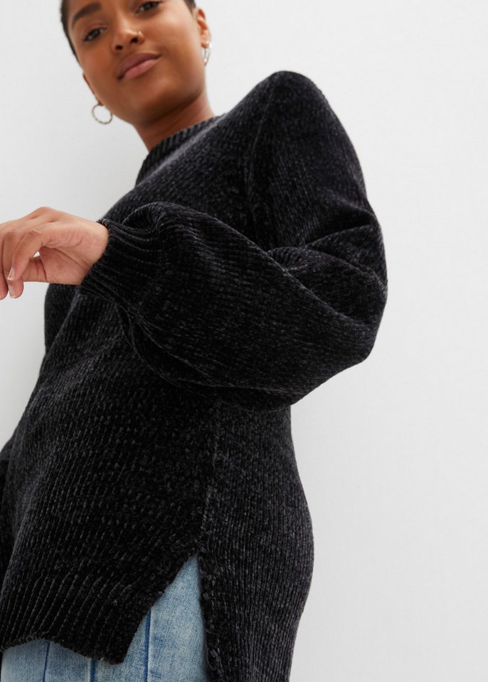 bonprix Longpullover Chenille-Longpullover von bonprix