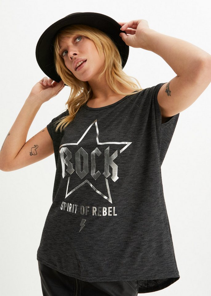 bonprix Longshirt Longshirt aus softem Viskose-Mix von bonprix