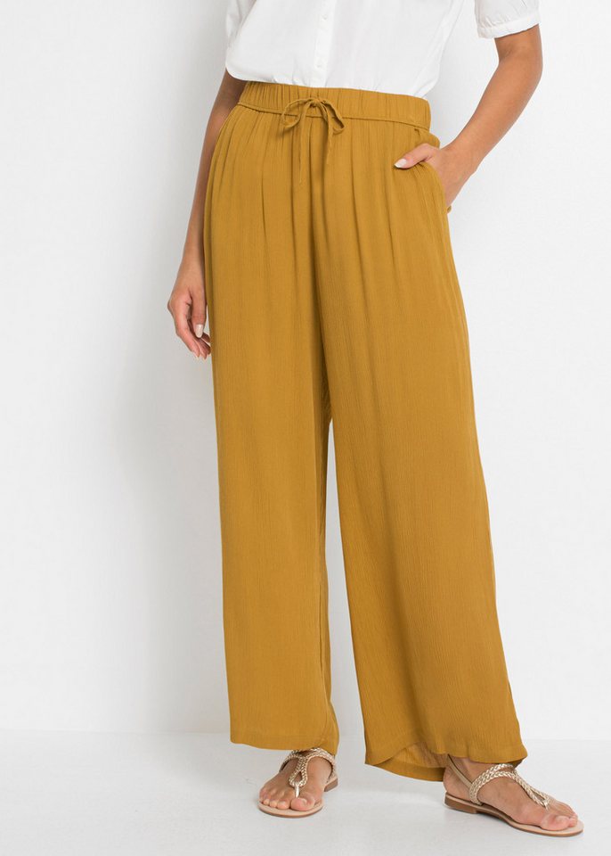 bonprix Marlene-Hose Marlenehose aus fließender Viskose von bonprix