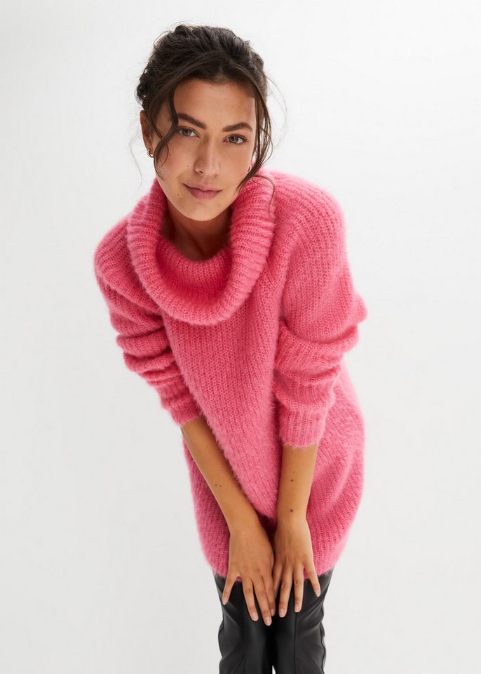 bonprix Rollkragenpullover Oversize-Rollkragenpullover von bonprix