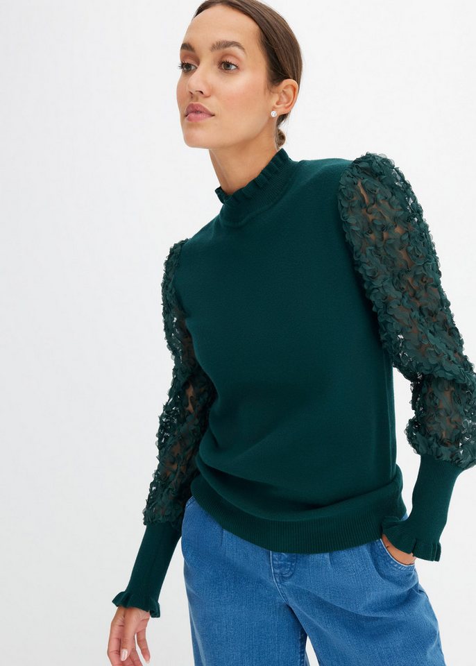 bonprix Rollkragenpullover Rollkragenpullover aus fließendem Viskose-Mix von bonprix