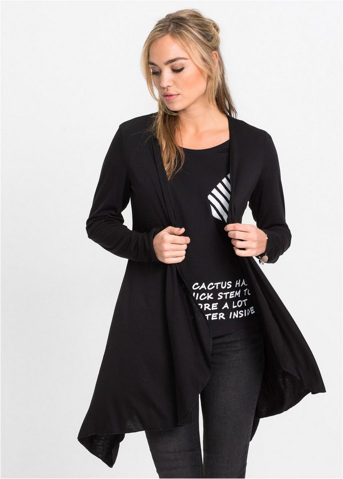 bonprix Shirtjacke Shirtjacke aus Viskose-Mischung von bonprix