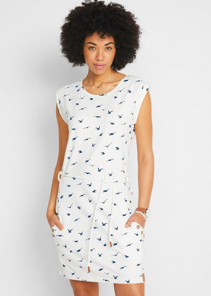 bonprix Shirtkleid mit All-Over Print von bonprix