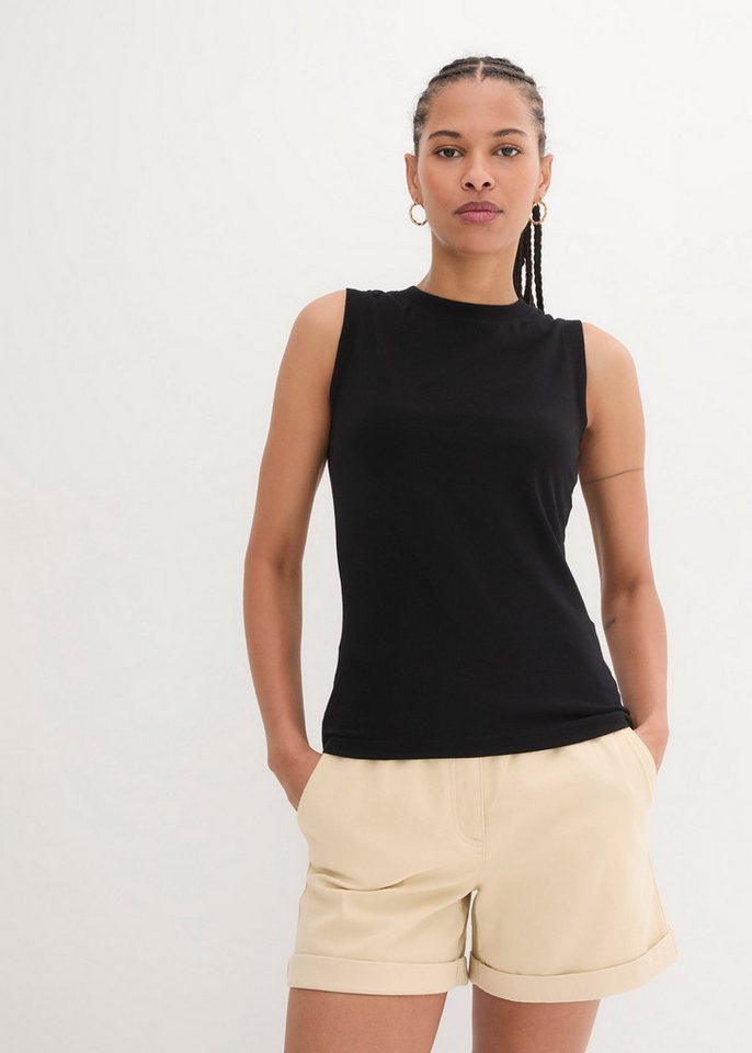 bonprix Shirttop Tanktop hochgeschlossen von bonprix