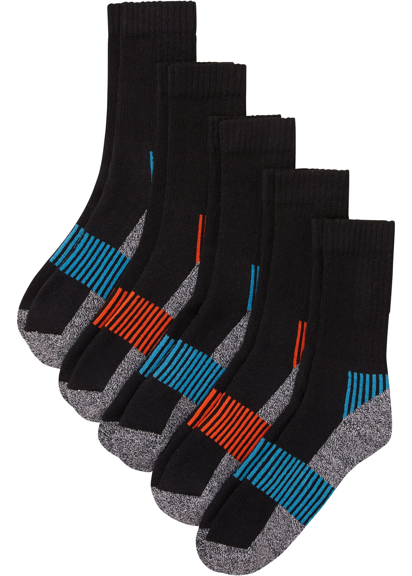 bonprix Sportsocken Thermo Tennissocken mit Innenfrottee (5er Pack) von bonprix